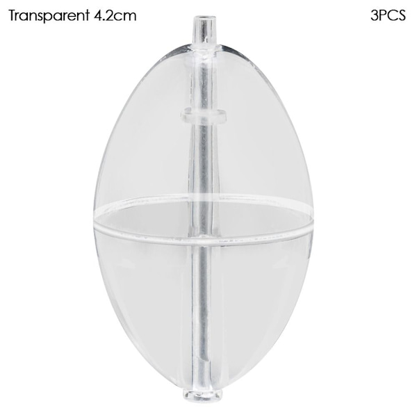 Fiske Flydebolde Vandslange TRANSPARENT 4,2CM TRANSPARENT