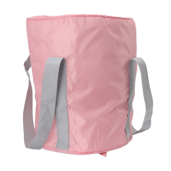 Foldbar fodbalje Polyester dobbeltlags sammenklappelig campingspand med opbevaringstaske til udendørs pink