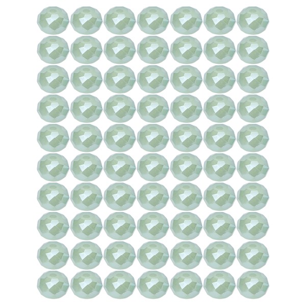 70 stk 8 mm små plastperler Frøperletilbehør Tilbehør til smykkefremstilling Armbånd DIY CraftLight Green