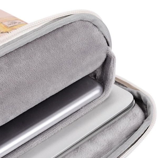 Computertaske computer sleeve / etui til bærbar computer lyserød 15 inches