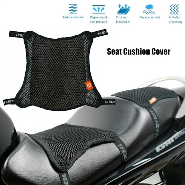 Motorcykel Sædepude Åndbar 3D Mesh Net Pad