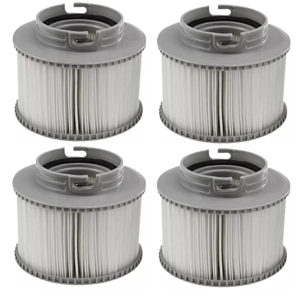 Kompatibelt Poolfilter 4-pack för MSPA Uppblåsbara Pooler FD2089
