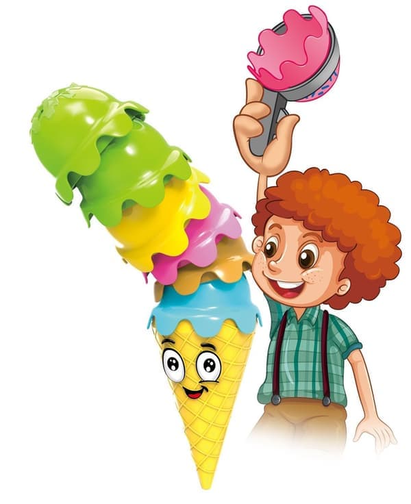 Stack up familiespil, Scoop—pa