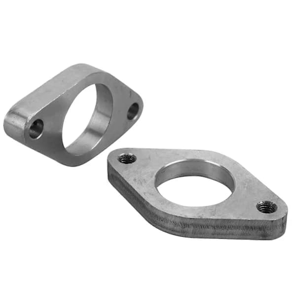 2st Wastegate Dump Pipe Flänspackning Rostfritt Stål för 1.4-1.5in Turbo