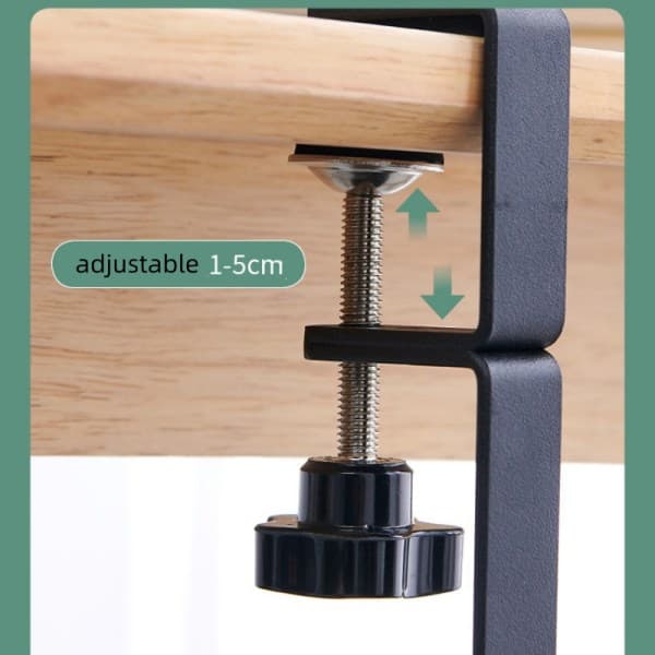 Kabelbakke til skrivebord, sort