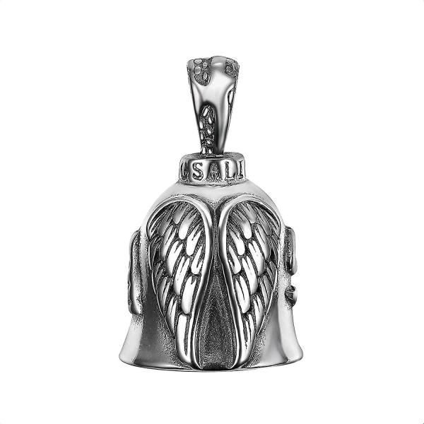 Bell Angel Wing Knight Bell Kirjaimet Avaimenperä Moottoripyörä Pyörä Ratsastus Guardian Bell 1 kpl hopea IC