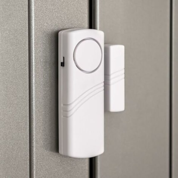 Dörr- och fönsterlarm - 4-pack trådlöst inbrottslarm - Hemsäkerhet mot inbrott - Magnetisk funktion - 100 dB--.pa