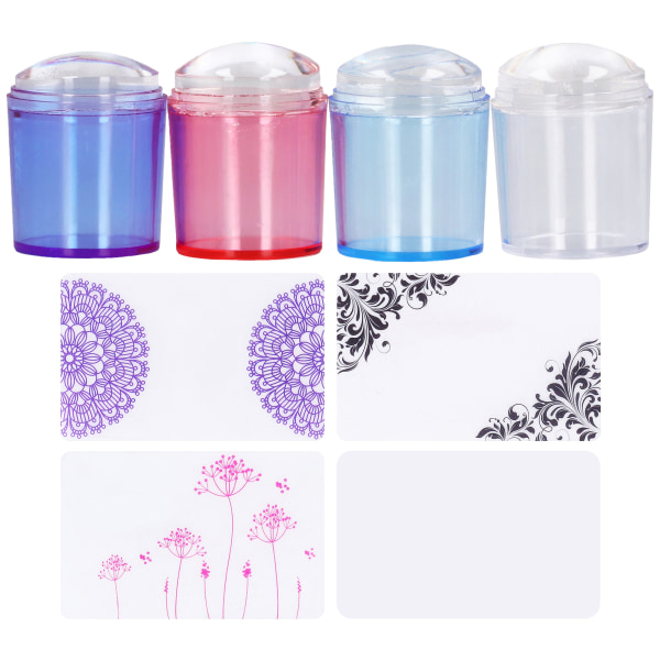 Nail Art Stamper Clear Silikon Stamping Jelly for for DIY Nail Edges Prints mønstre
