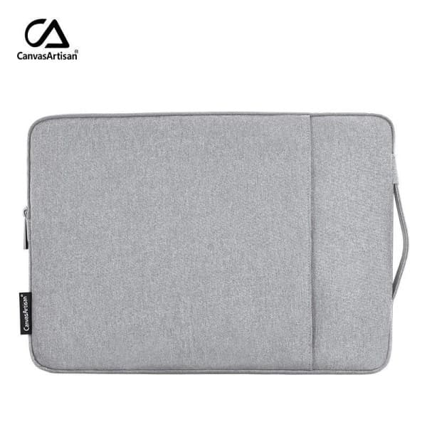Laptopväska datorfodral / fodral för bärbar dator ljusgrå