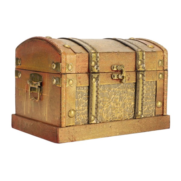 Vintage puinen korurasia Etusivu Tyylikäs kaulakoru case Organizer Säiliön koristelu Kulta