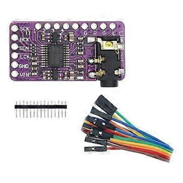 I2S PCM5102A DAC Decoder GY-PCM5102 I2S Afspillermodul til Raspberry Pi PHAT Format Board Digital PCM