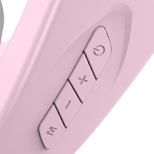 Elektrisk V Face Shaping Bælte 12 Gears Micro Current Massage Dobbelthageløftemaskine til kvinder Face Beauty Pink