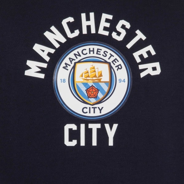 Manchester City Drenge Hættetrøje Fleece Grafik Børn OFFICIEL Fodboldgave 130cm.pa