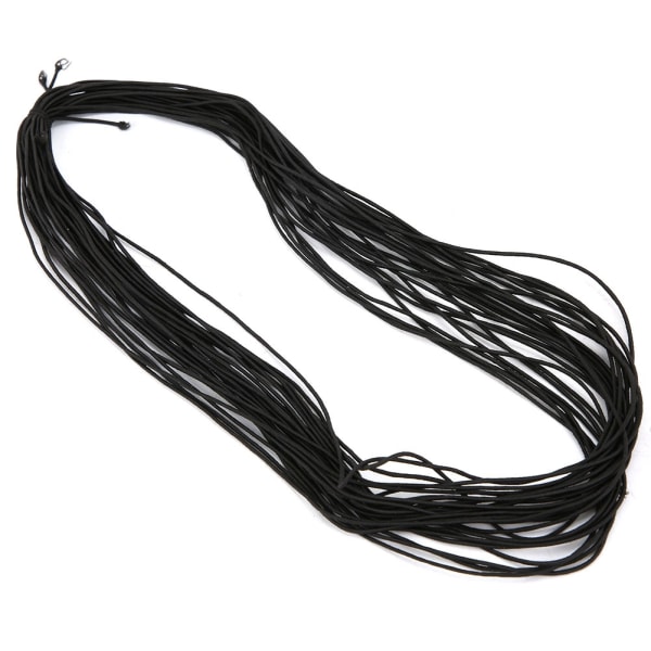 1,2 mm 15 m elastisk stræksnor omviklet perler strengtråd til gør-det-selv-smykker (sort)