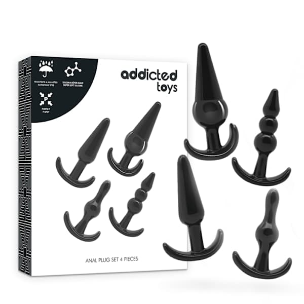Addicted Toys - Set med 4 analpluggar