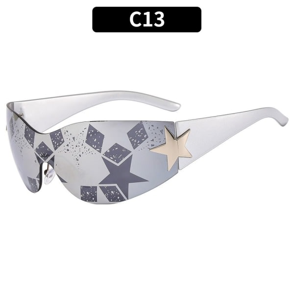 Y2K solbriller for kvinner Menn Sportssolbriller C13 C13 C13 C13