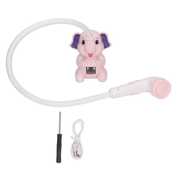 Babybadebrusehoved med termometer Dyreformet IPX7 Vandtæt fleksibel slange Vandspray legetøj Type 3
