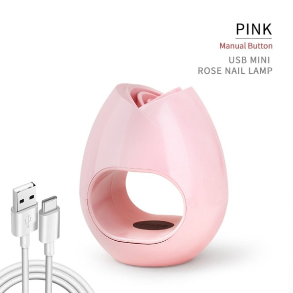 Nail Quick Dryer Nail Lamp Machine PINK pinkki pink