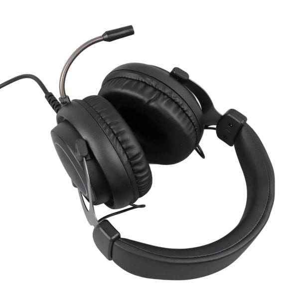 Langallinen pelikuuloke Pehmeä Mukava Säädettävä Clear Bass RGB Langallinen kuulokemikrofoni USB: llä ja 3,5 mm:n kahdella liittimellä