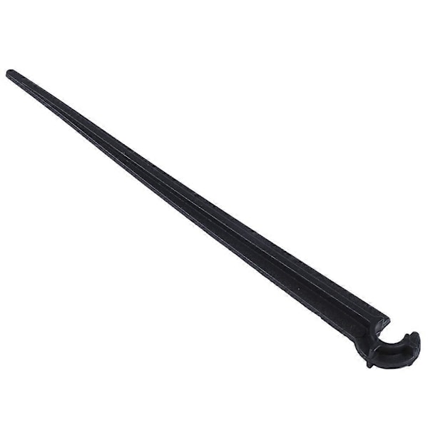 50 stk. C-formet have 4 / 7 mm drypvandingsrørbeslag & 1 stk. 30 meter 1/4 tomme blank drypvandingsslange