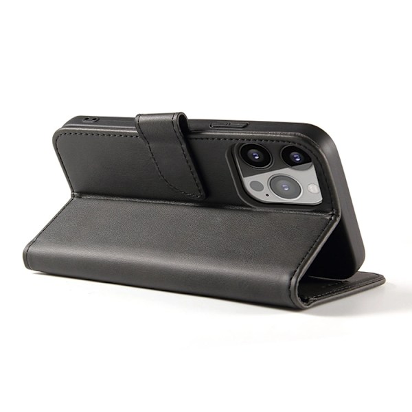 iPhone 15 Pro Plånboksfodral Magnet - Svart 75