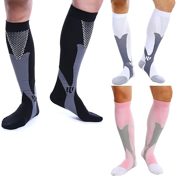 3 Par Urheilusuoria - Musta - Juoksuun, Pyöräilyyn, Triathlon, ZQKLA