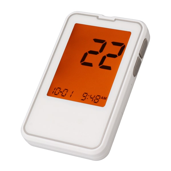 Blodsockermonitorsats Automatisk returremsa 600MAH LCD-skärm Blodsockertestare med blodprovstagare 448 uppsättningar minnesvärden