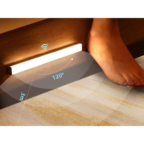Garderobelampe Bevægelsessensor / Selvklæbende LED-lampe - 19 cm