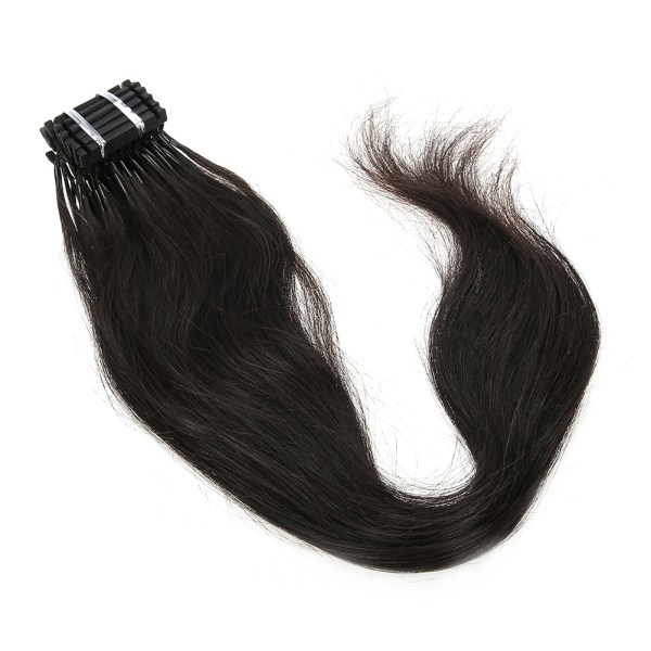 Sporfrie hårforlengelsesklemmer Naturlig ekte hår Parykk Hestehale verktøysett 65 cm