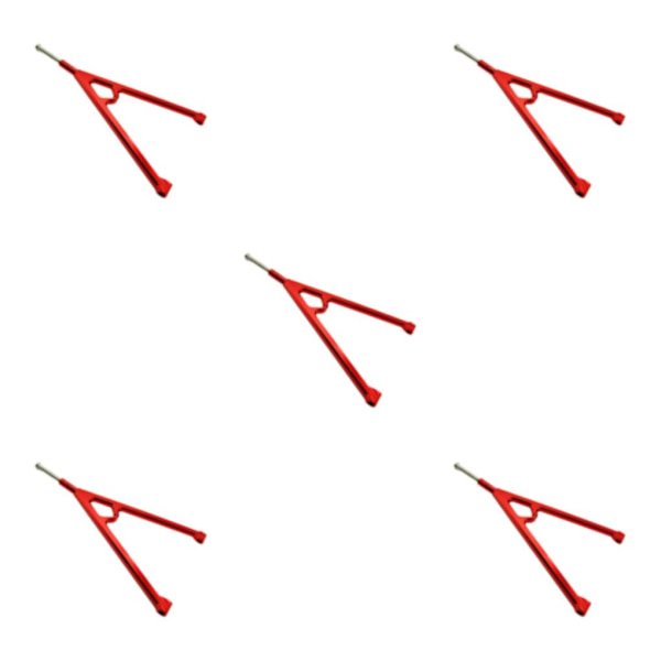 1/2/3/5 Framre Trigonstödstång för AXIAL SCX10 Framre Trigon Röd red 5Set