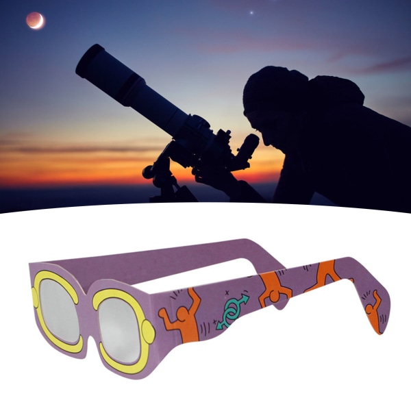 5 kpl Eclipse-lasit auringon katseluun Solar Eclipse -lasit Turvalliset varjostimet suoraan auringon katseluun