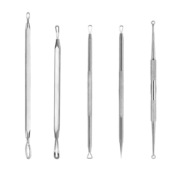 Hudormefjerner Kit / Hudorm Pincet - Klemmer Hudorme Sølv