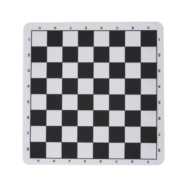PU-nahkainen shakkilauta 24x23,6 cm, repeytymisenkestävä, pestävä kannettava kansainvälinen shakkihiirimatto