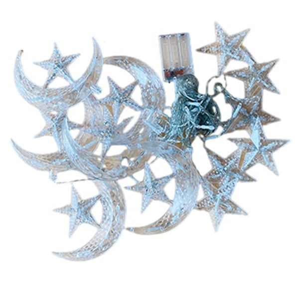 Moon Star Lamp LED String Lights Decoration Holiday Lights Curtain Lamp Wedding Lantern Ramadan