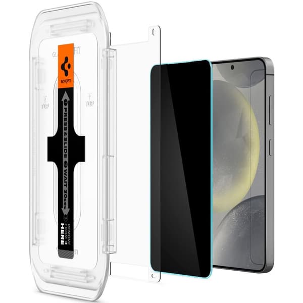 Spigen Galaxy S24 2-PACK GLAS.tR \"Ez Fit\" Näytönsuoja Privacy—PA
