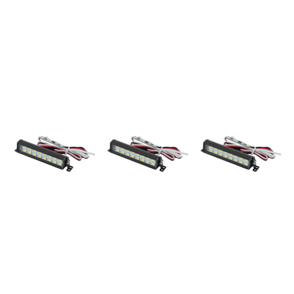 1/2/3/5 Lyssterk LED Lyslist Taklampe for SCX10 D90 1/10 Skala 52mm L universal 52mm L universal 3Set