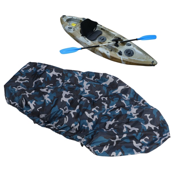 Cover Kajak Kanot Vattentät Ultraviolett Beständig Cover Shield för uppblåsbar båt Ocean Camouflage 2,6-3M