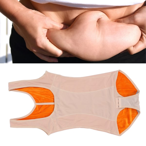 Naisten alushousuliivi U-kaulus Body Hohentava Pidä Lämmittävä Pohja yksiosainen Bodysuit (Complexional)XL