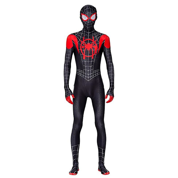 Spiderman Cosplay Superheltdrakt Barn Voksen Bodysuit CNMR Miles Morale Miles Morales 110 Kids (100-110cm)