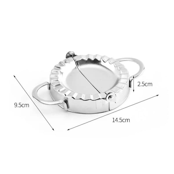 2 stk Empanada Maker, Empanadapresse i rustfritt stål - L