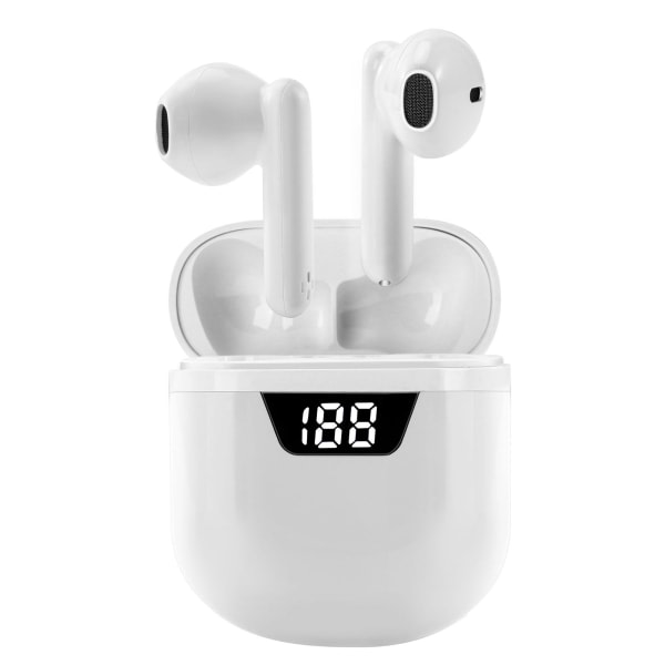 Trådlösa Bluetooth TWS-hörlurar stöder översättningsheadset In-ear-hörlurar White