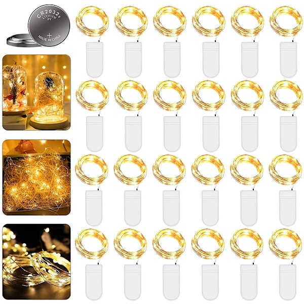 LED-lyskæder - Batteridrevne LED 20 LED