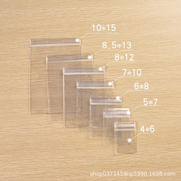 100 stk Selvlukkende Zip Lock Poser 100ST 7X10CM 100ST