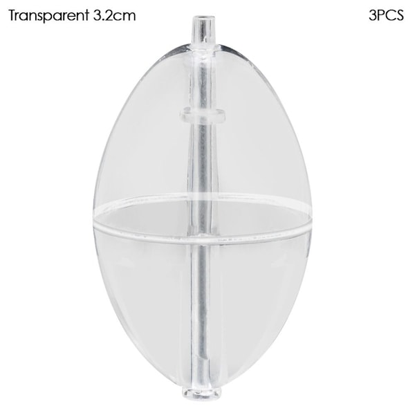 Fiske Flydebolde Vandslange TRANSPARENT 3,2CM TRANSPARENT