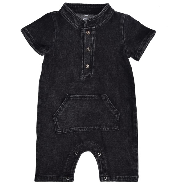 Baby Boy One? Piece Romper Bodysuit lyhythihainen kesä vastasyntyneen baby vaatteet Harmaa 95 cm / 37,4 tuumaa