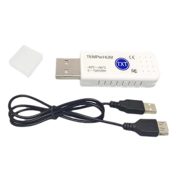 USB Termometer Datamaskin Temperatur Sensor Temperaturprobe Akvarium Industri Fjernovervåking TEMPerHUM