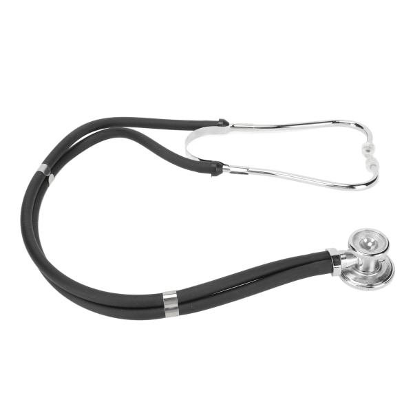 Stetoskop med dubbelt huvud Aluminiumlegering multifunktionellt genomskinlig sändning Lättviktsstetoskop för fosterhjärtat