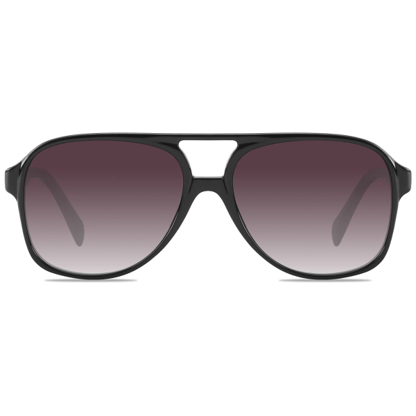 Klassiska Vintage Aviator solglasögon för kvinnor män stora