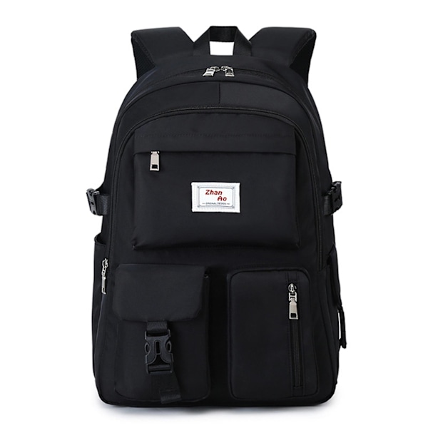 Reppu opiskelijoille, matkareppu, reppu miehille ja naisille Black