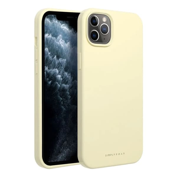 Roar iPhone 11 Pro Max Mobilskall Roar Cloud Skin - Lysegul 50